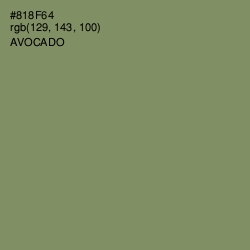 #818F64 - Avocado Color Image