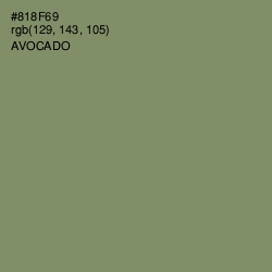 #818F69 - Avocado Color Image
