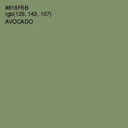 #818F6B - Avocado Color Image