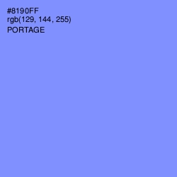 #8190FF - Portage Color Image