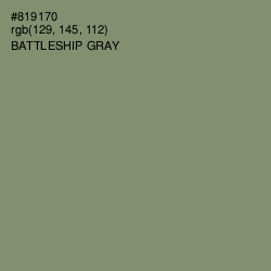 #819170 - Battleship Gray Color Image