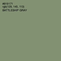 #819171 - Battleship Gray Color Image