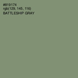 #819174 - Battleship Gray Color Image