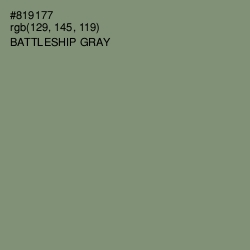 #819177 - Battleship Gray Color Image