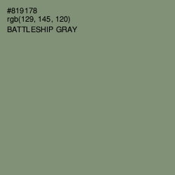 #819178 - Battleship Gray Color Image