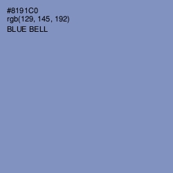 #8191C0 - Blue Bell Color Image