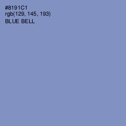 #8191C1 - Blue Bell Color Image