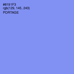 #8191F3 - Portage Color Image