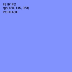 #8191FD - Portage Color Image