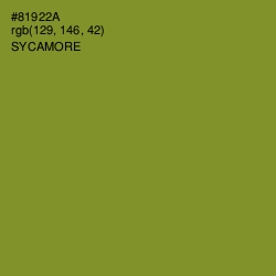 #81922A - Sycamore Color Image