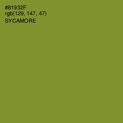#81932F - Sycamore Color Image