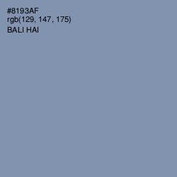 #8193AF - Bali Hai Color Image
