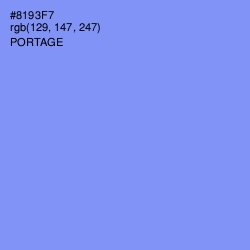 #8193F7 - Portage Color Image