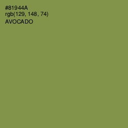 #81944A - Avocado Color Image