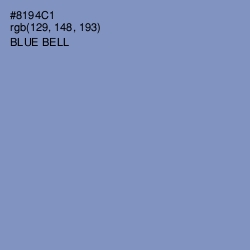 #8194C1 - Blue Bell Color Image