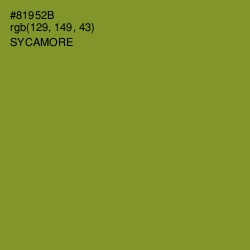 #81952B - Sycamore Color Image