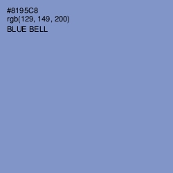 #8195C8 - Blue Bell Color Image