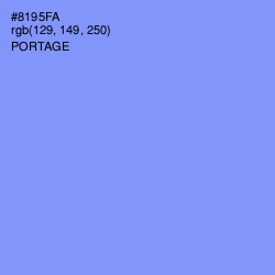 #8195FA - Portage Color Image