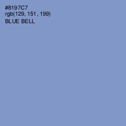 #8197C7 - Blue Bell Color Image