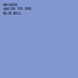 #8199D0 - Blue Bell Color Image