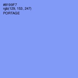#8199F7 - Portage Color Image