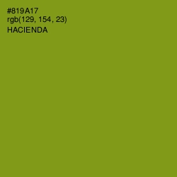 #819A17 - Hacienda Color Image