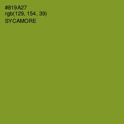 #819A27 - Sycamore Color Image