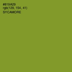 #819A29 - Sycamore Color Image