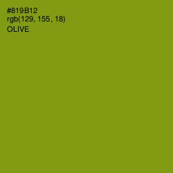 #819B12 - Olive Color Image