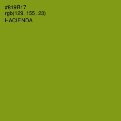 #819B17 - Hacienda Color Image