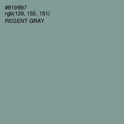 #819B97 - Regent Gray Color Image