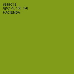 #819C18 - Hacienda Color Image