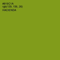 #819C1A - Hacienda Color Image