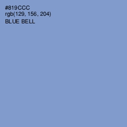 #819CCC - Blue Bell Color Image