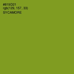 #819D21 - Sycamore Color Image