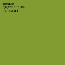 #819D31 - Sycamore Color Image