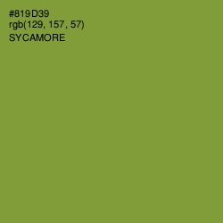 #819D39 - Sycamore Color Image