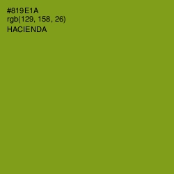 #819E1A - Hacienda Color Image