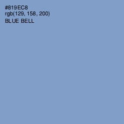 #819EC8 - Blue Bell Color Image