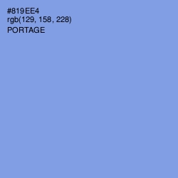 #819EE4 - Portage Color Image