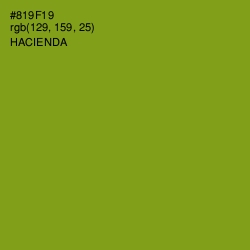 #819F19 - Hacienda Color Image