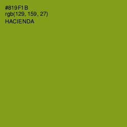 #819F1B - Hacienda Color Image