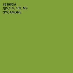 #819F3A - Sycamore Color Image