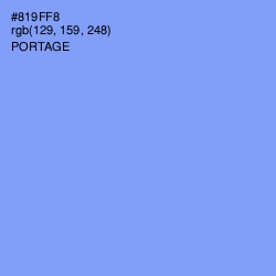 #819FF8 - Portage Color Image