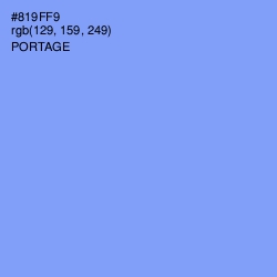 #819FF9 - Portage Color Image