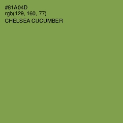 #81A04D - Chelsea Cucumber Color Image