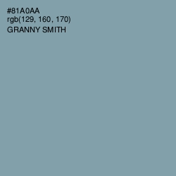 #81A0AA - Granny Smith Color Image