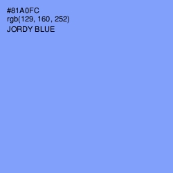 #81A0FC - Jordy Blue Color Image
