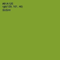 #81A12E - Sushi Color Image
