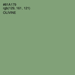 #81A179 - Olivine Color Image